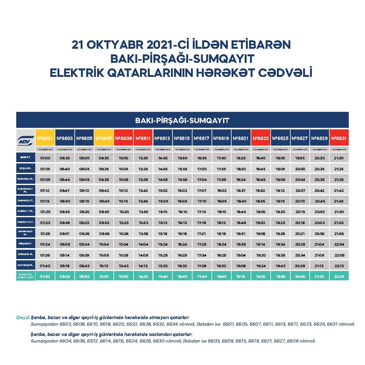 Foto Azərbaycan Dəmir Yollarının Telegram səhifəsindən