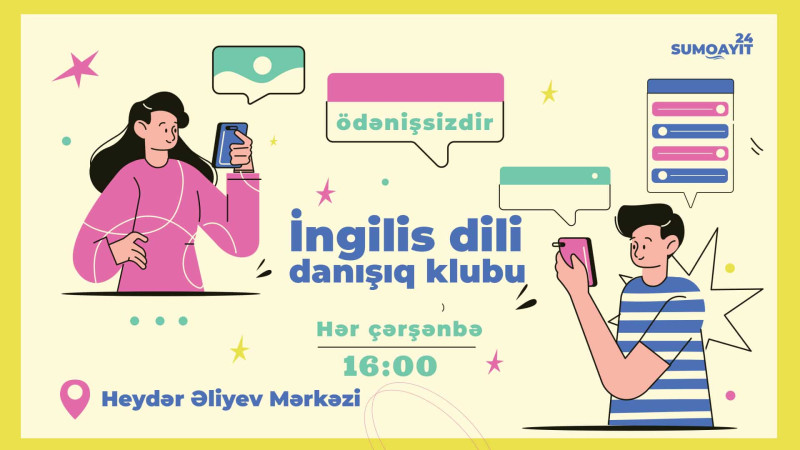 “İngilis dili danışıq klubu” ödənişsiz dərslərə start verib