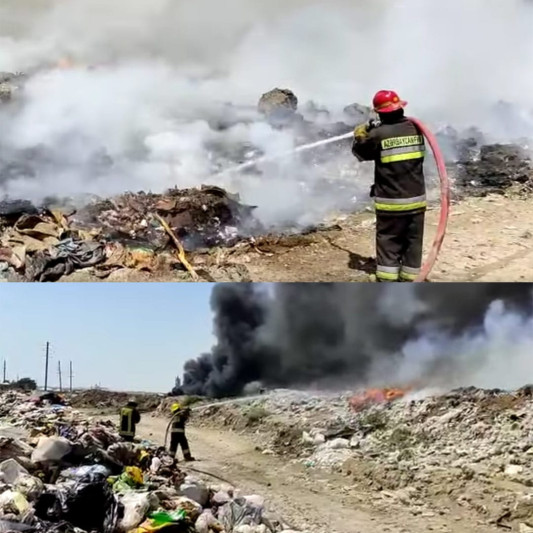 Sumqayıtı tüstü bürüyüb