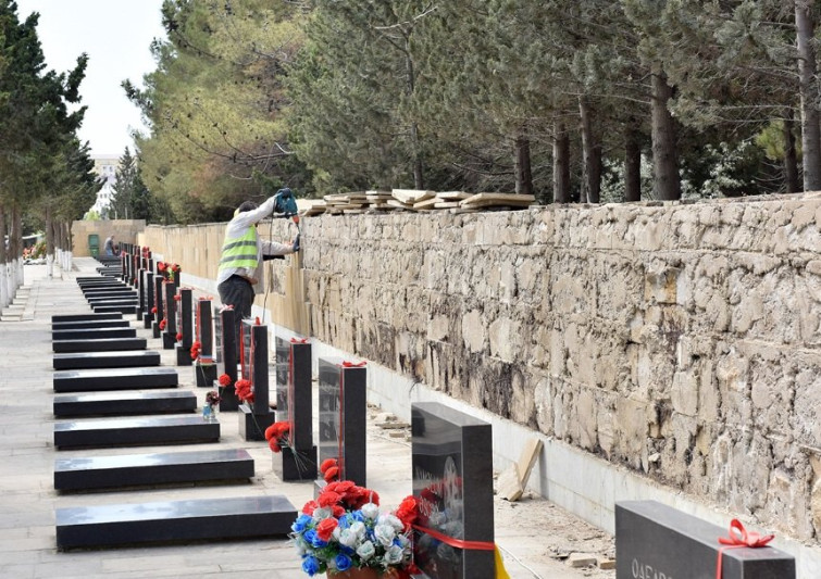 Sumqayıt: Şəhidlər Xiyabanı yenidən qurulur