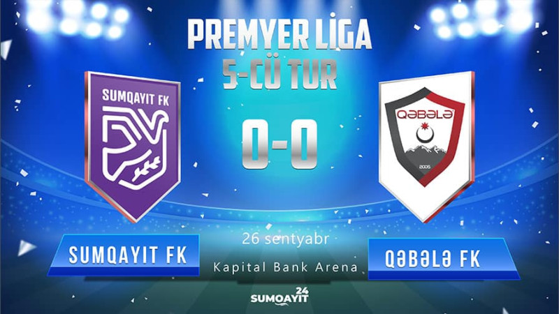 Premyer Liqanın 5-ci turunda Sumqayıt və Qəbələ komandaları üz-üzə gəliblər
