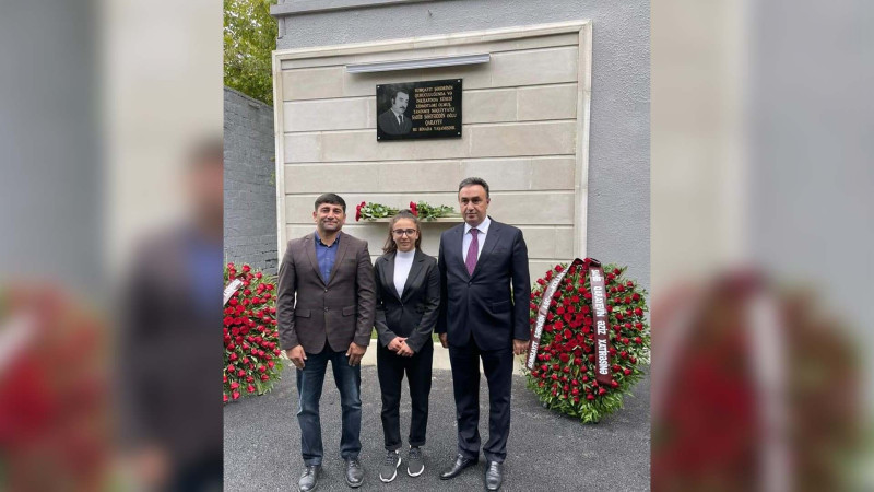 Sumqayıt: Sahib Qarayevin adına küçə və barelyefinin açılışı keçirilib