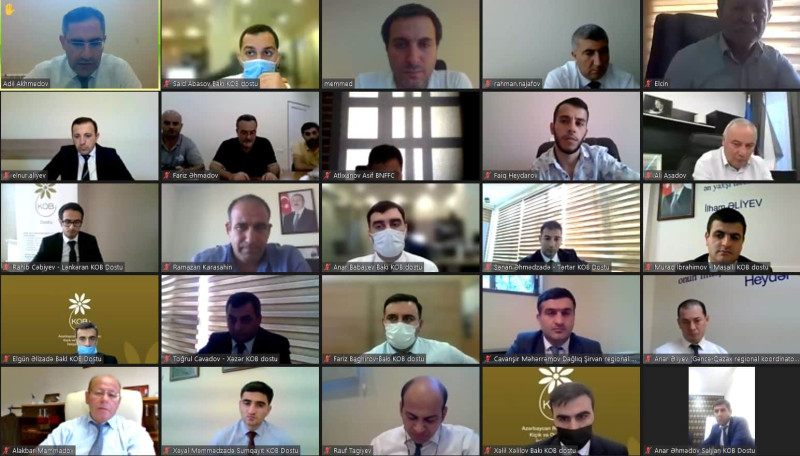 Sumqayıt Kimya Sənaye Parkının nümayəndələri onlayn görüşdə iştirak ediblər