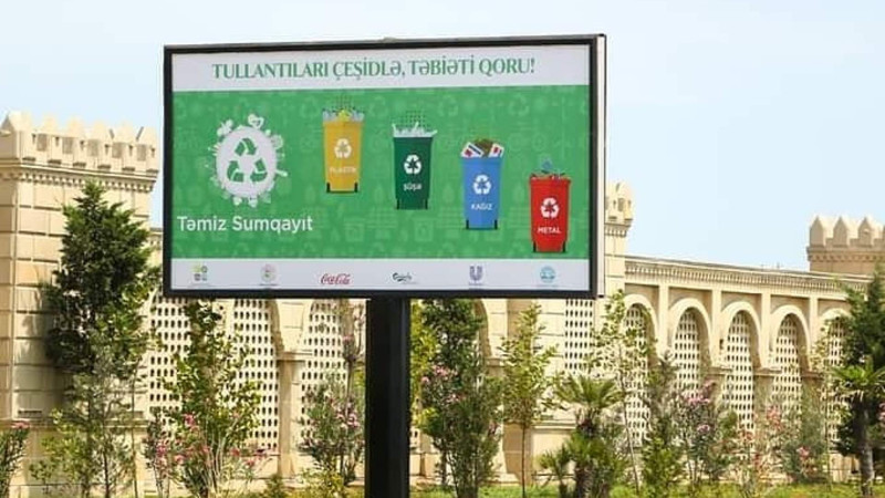 Sumqayıtda Təmiz Sumqayıt layihəsi keçirilib