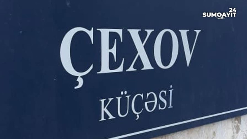 Sumqayıtda Kotec qəsəbəsinin yollarında çalalar yaranıb