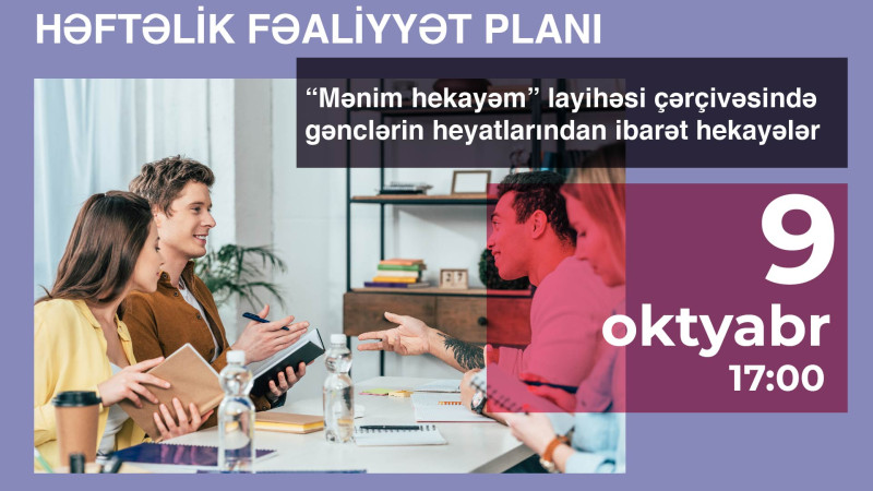 Sumqayıtda Mənim hekayəm adlı layihə çərcivəsində görüş  keçiriləcək