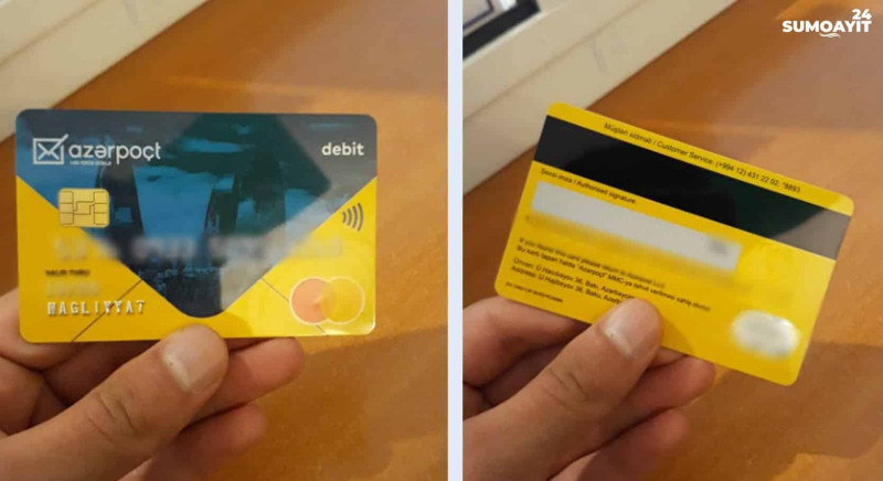 Sumqayıtın Poçt şöbələrində nəqliyyat kartlarının satışı başlanıldı