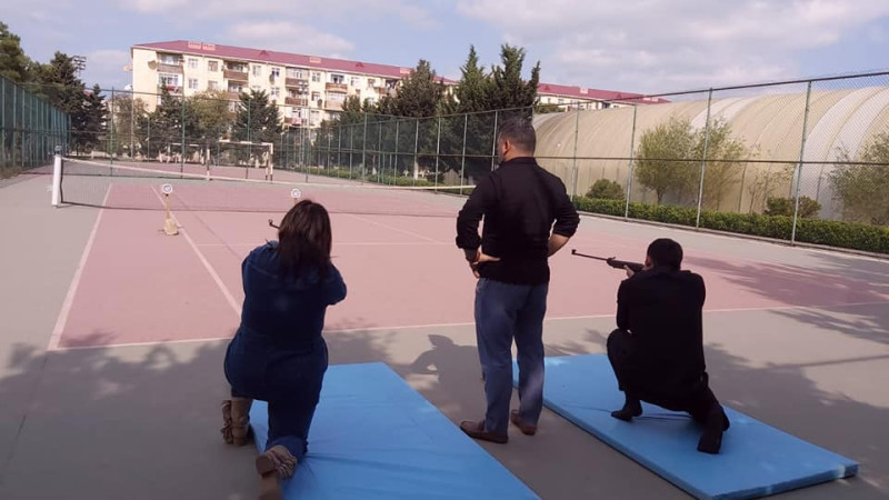 Sumqayıt: Hədəf düşməndir adlı tir atıcılığı yarışı keçirilib