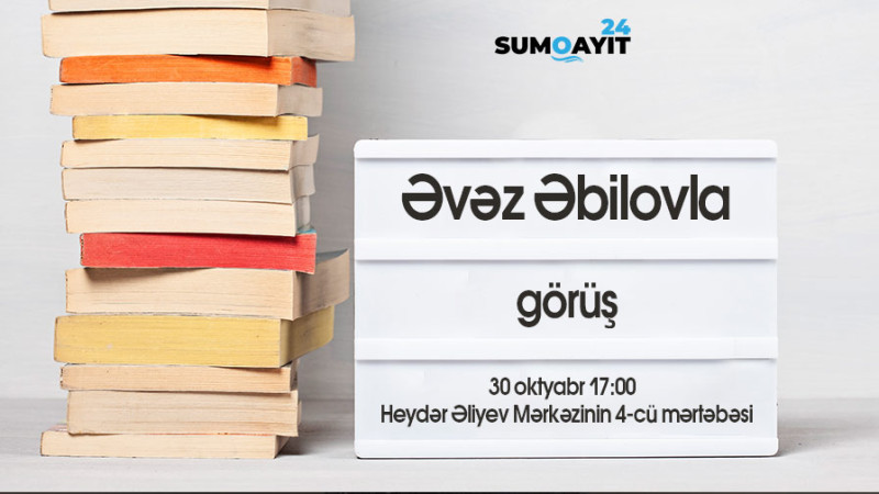 Sumqayıt: 5 kitab müəllifi ilə görüş baş tutacaq