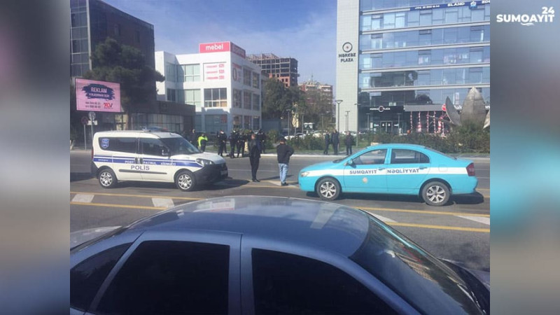 Sumqayıt: Mərkəz plazanın önündə reyd keçirilib