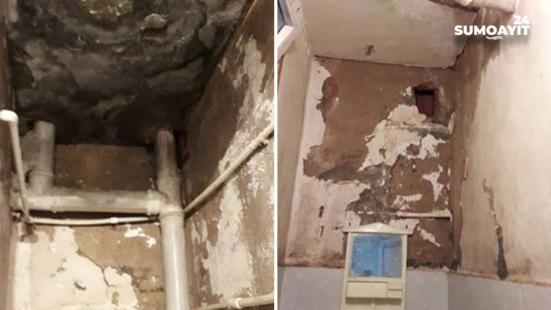 Sumqayıtda daha bir yataqxana baxımsız vəziyyətdədir