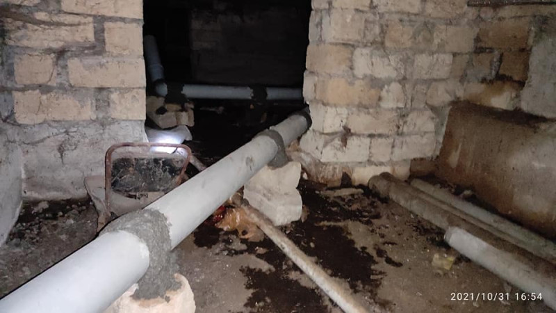 Sumqayıt: Azərsu ASC-nin əməkdaşları 48-ci məhəllədə kanalizasiya xəttlərini yeniləyiblər