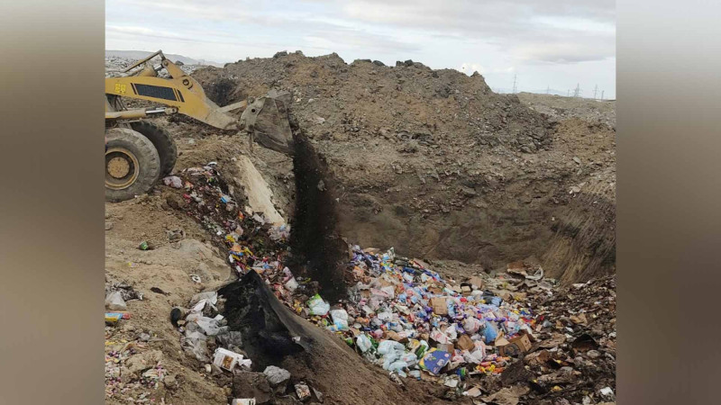Sumqayıtda 30 tona yaxın yararsız qida məhsulları utilizasiya edilib