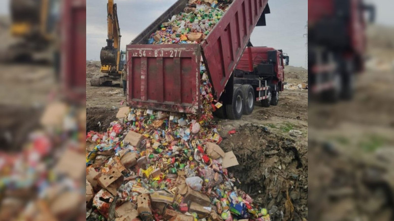 Sumqayıtda “Foodini” MMC-nin məhsulları məhv edilib
