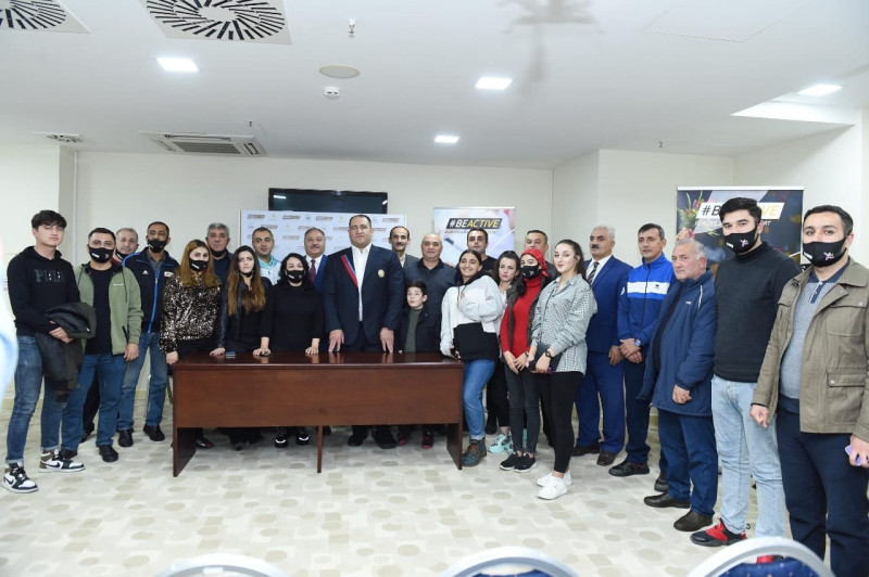 Sumqayıtlı paralimpiya çempionu Be Active layihəsində iştirak edib