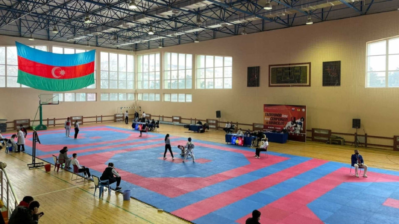 Sumqayıt Olimpiya İdman Kompleksi: taekvondo üzrə Azərbaycan birinciliyi başlayıb
