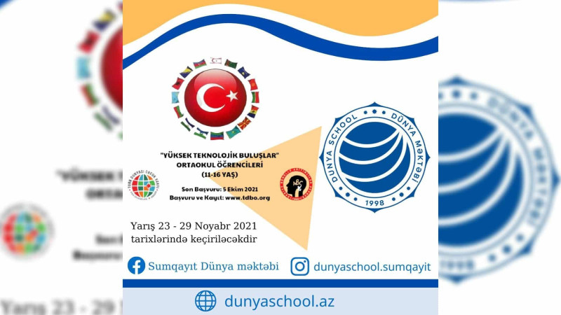 Sumqayıtlı şagird Özbəkistanda keçiriləcək yarışmada Azərbaycanı təmsil edəcək