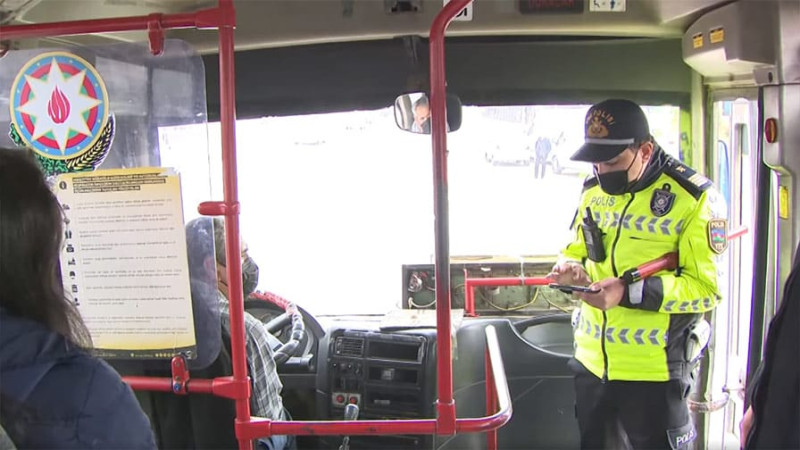 Sumqayıtdan Bakıya gedən sərnişin avtobuslarında reydlər keçirilir
