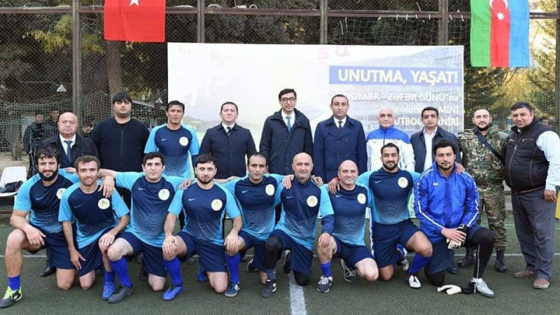 Sumqayıtlı idmançılar mini futbol turnirində yüksək nailiyyərlər əldə ediblər