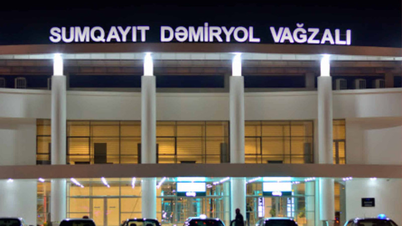 Sumqayıt Dəmiryol Vağzalı artıq 3 ildir ki, vətəndaşlara xidmət göstərir