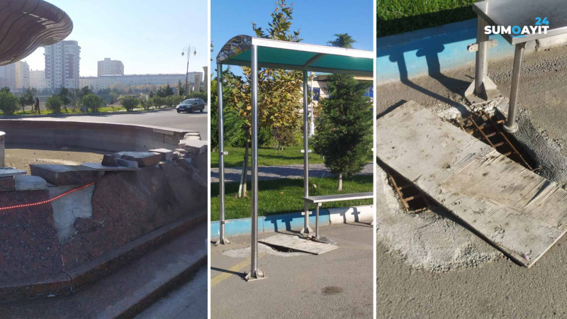 Sumqayıt bulvarında bəzi problemlər uzun müddətdir ki həll olunmur