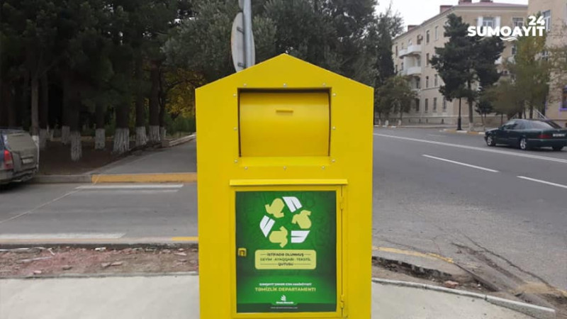 Sumqayıtda istifadə olunmuş əşyaları ehtiyacı olanlara bağışlamaq mümkün olacaq