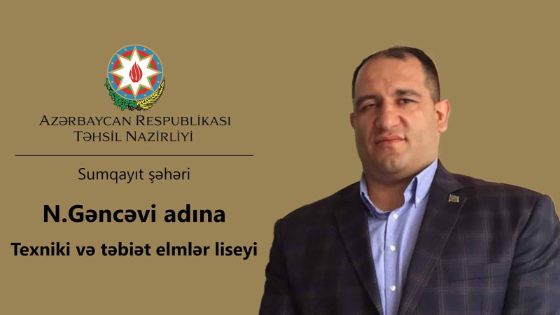 Sumqayıt Texniki və Təbiət Elmləri Liseyində keçirilən dərsdə İlham Zəkiyev iştirak edib