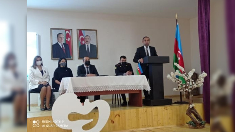 Sumqayıt: 41 nomrəli məktəbdə Maddələrə bağlanma, həyata bağlan adlı tədbir keçirilib