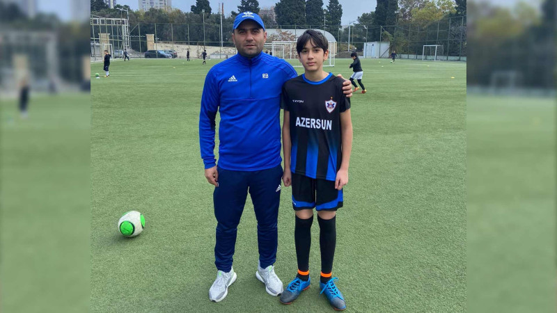 General-mayor Polad Həşimovun oğlu klubların birində məşqlərə başlayıb