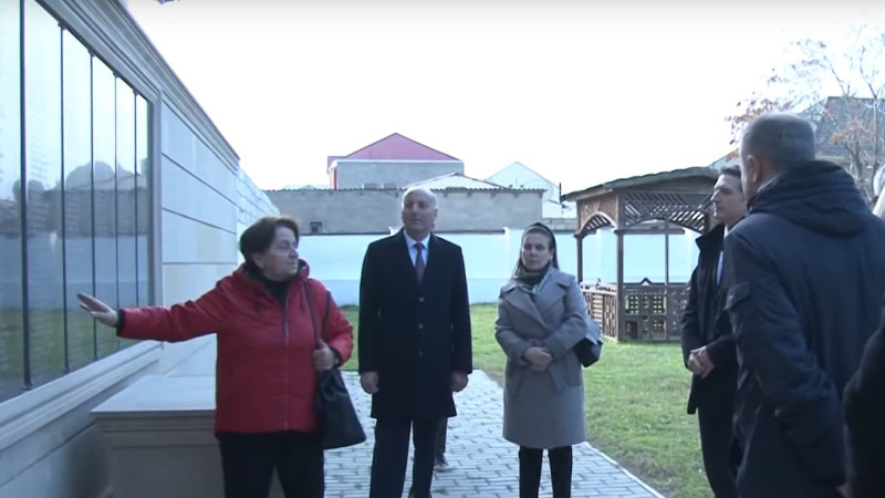 Sumqayıtda Almaniya əsirlərinin dəfn olunduğu məzarlıqlar ziyarət edilib