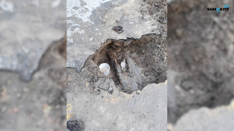 Sumqayıt: istilik xəttində qəza baş verib