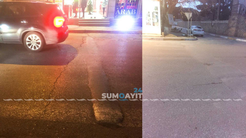 H.Z. Tağıyev qəsəbəsində daha bir yol baxımsız vəziyyətdədir