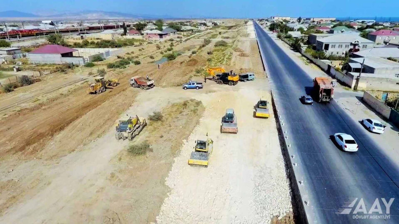 Sumqayıt -  H.Z.Tağıyev yolu genişləndirilir