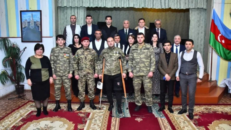 Corat mədəniyyət evi: şəhid və qazi övladları Yeni il münasibətilə təbrik edilib