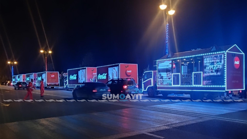 Sumqayıt: “Coca-cola”nın möcüzəvi karvanı şəhərdə bayram ab-havası yaradıb