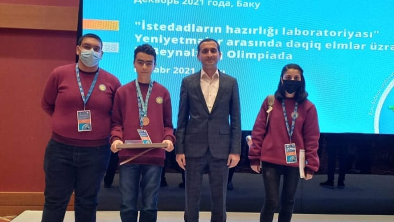 Sumqayıtlı şagird Beynəlxalq Olimpiada da medal qazanıb