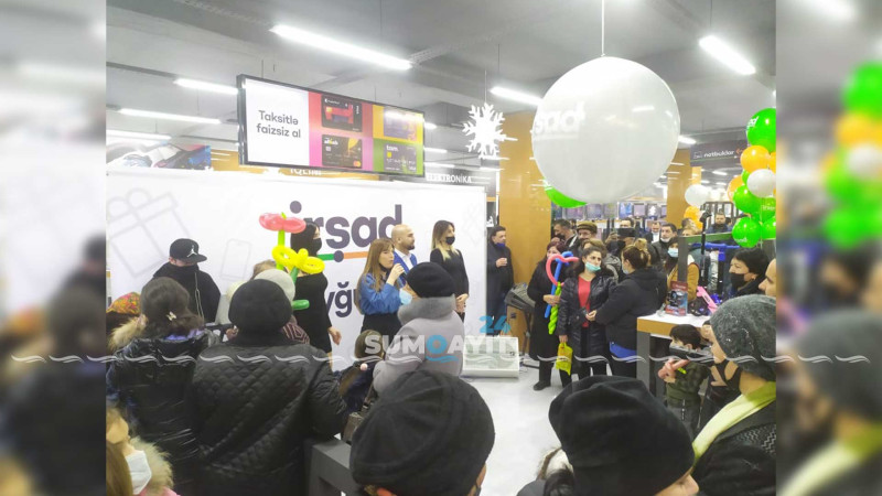 Sumqayıt: “İrşad electronics”in açılışı ilə bağlı xüsusi endirimlər var
