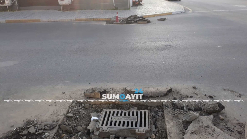 Sumqayıt: dəmir barmaqlıqlar yenidən quraşdırılır