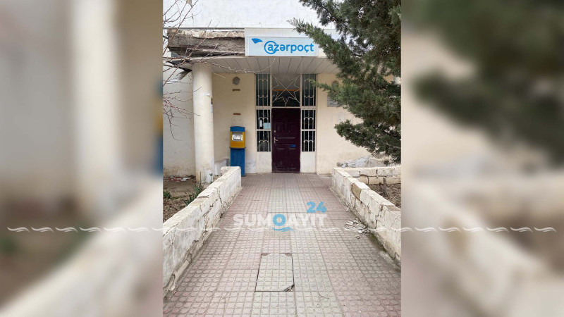 Sumqayıt: poçt binası baxımsız vəziyyətdədir