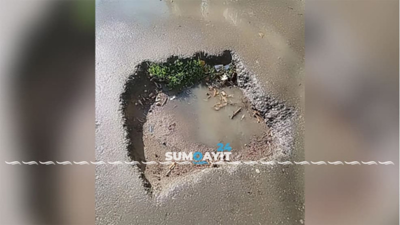 Sumqayıt: 11-ci mikrorayonda problemli lyuk