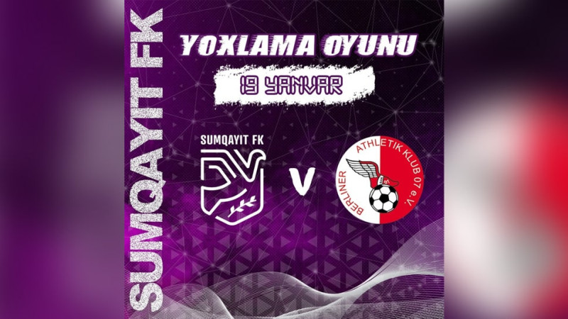 “Sumqayıt” FK Almaniya klubu ilə qarşı-qarşıya