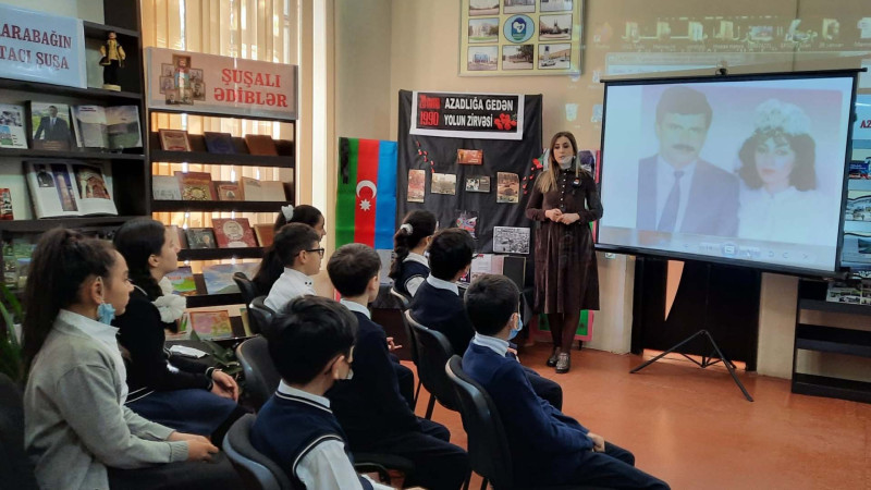 Sumqayıtda “20 yanvar” hüzn gününə həsr olunmuş kompozisiya təşkil olunub