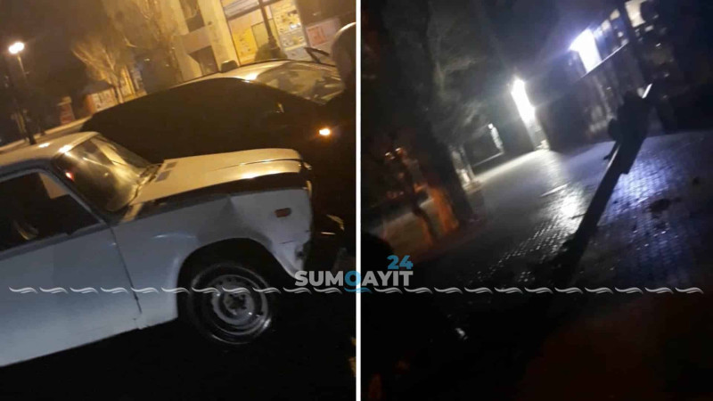 Sumqayıt: bir yolda bir gecə ərzində iki qəza