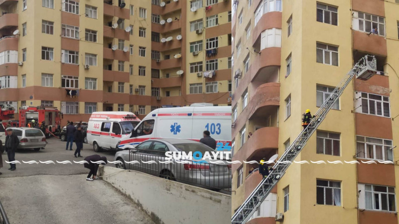 40-cı məhəllədə yanğın baş verib
