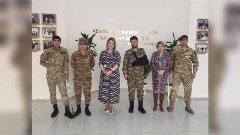“Gənclər günü” münasibəti ilə qazilərlə görüş keçirilib