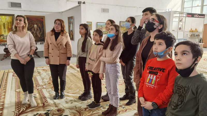 Sumqayıt Dövlət Rəsm Qalereyasında tədbir və ustad dərsi keçirilib