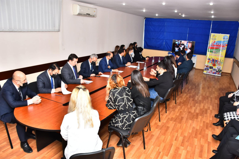 Sumqayıtın Tarixi Muzeyində gənclərlə görüş keçirilib