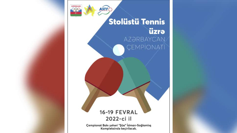 Stolüstü tennis üzrə ölkə çempionatında sumqayıtlı idmançılar da mübarizə aparacaq