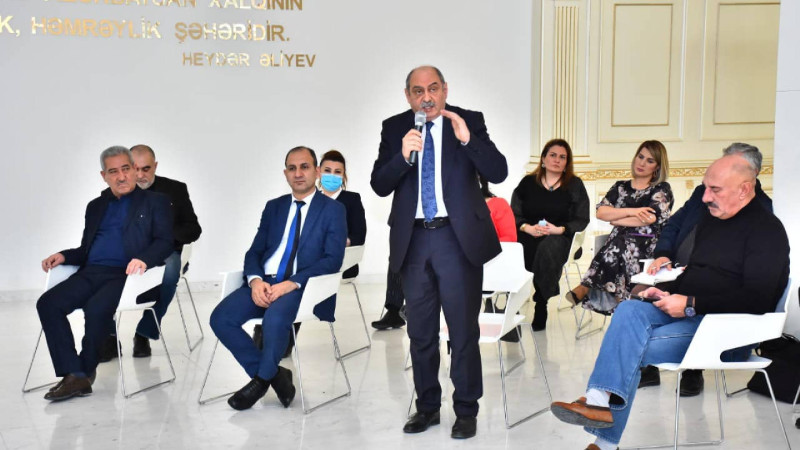 Sumqayıtda bir çox mədəniyyət sahələri müzakirə olunub