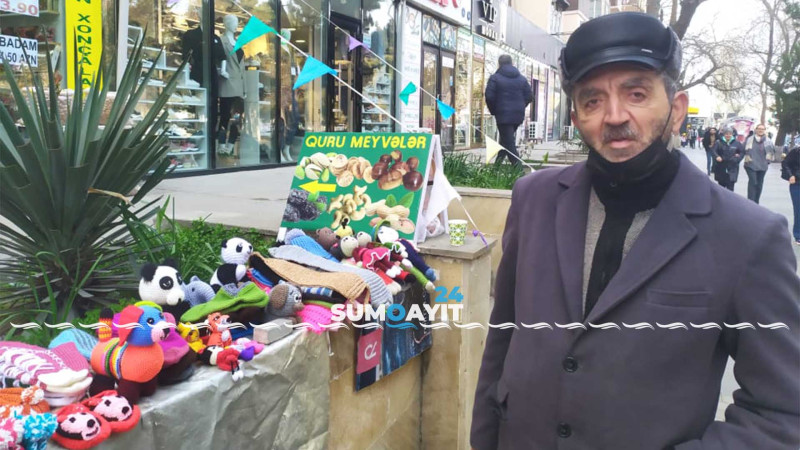 Anadangəlmə fiziki qüsurlu olsa da, yaşamağa həvəsi olan gənc xanımın əl işləri Anadangəlmə fiziki qüsurlu olsa da, yaşamağa həvəsi olan gənc xanımın əl işləri